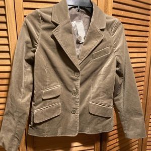 Old Navy Grey Velour Blazer